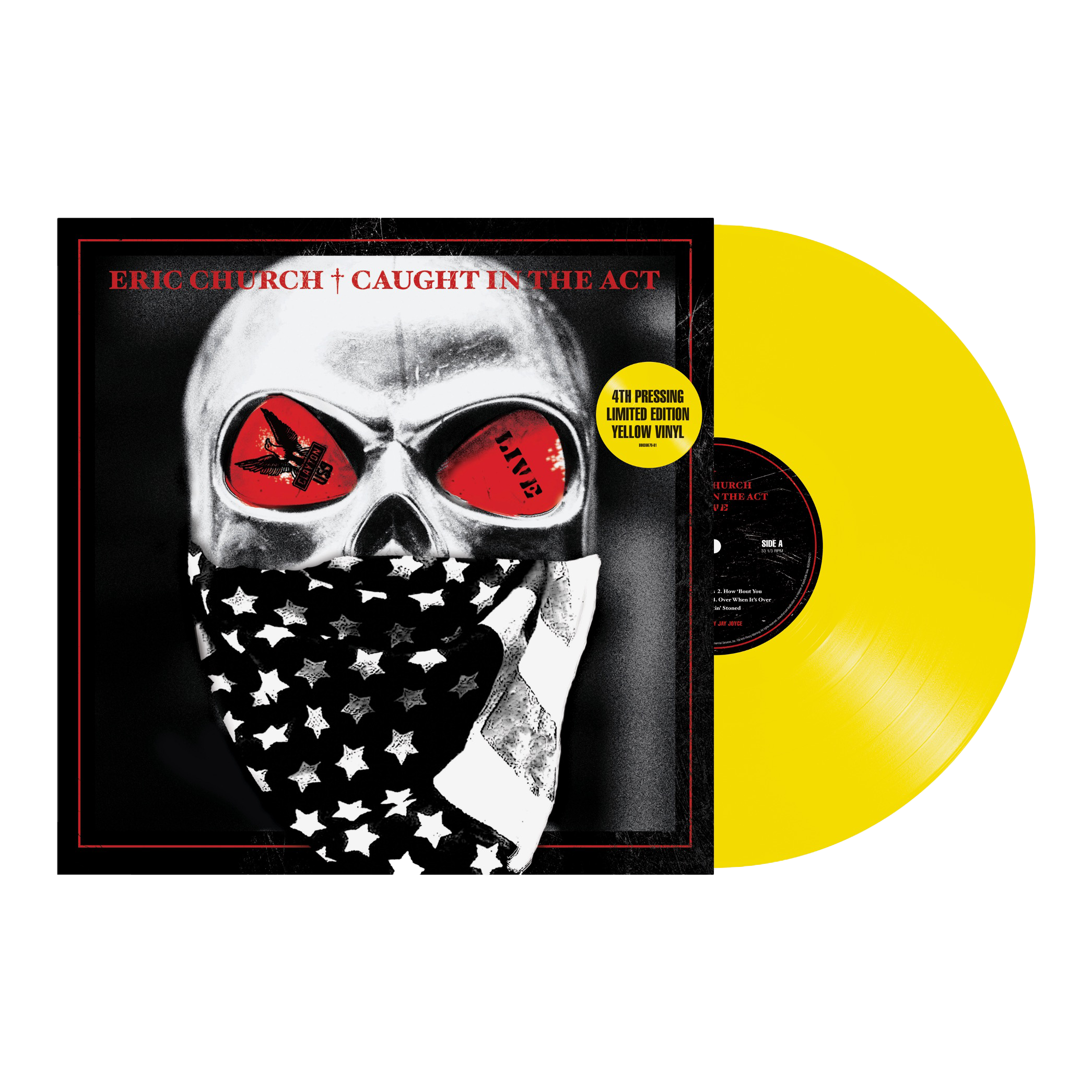 Caught In The Act: LIVE - 4th Pressing Yellow