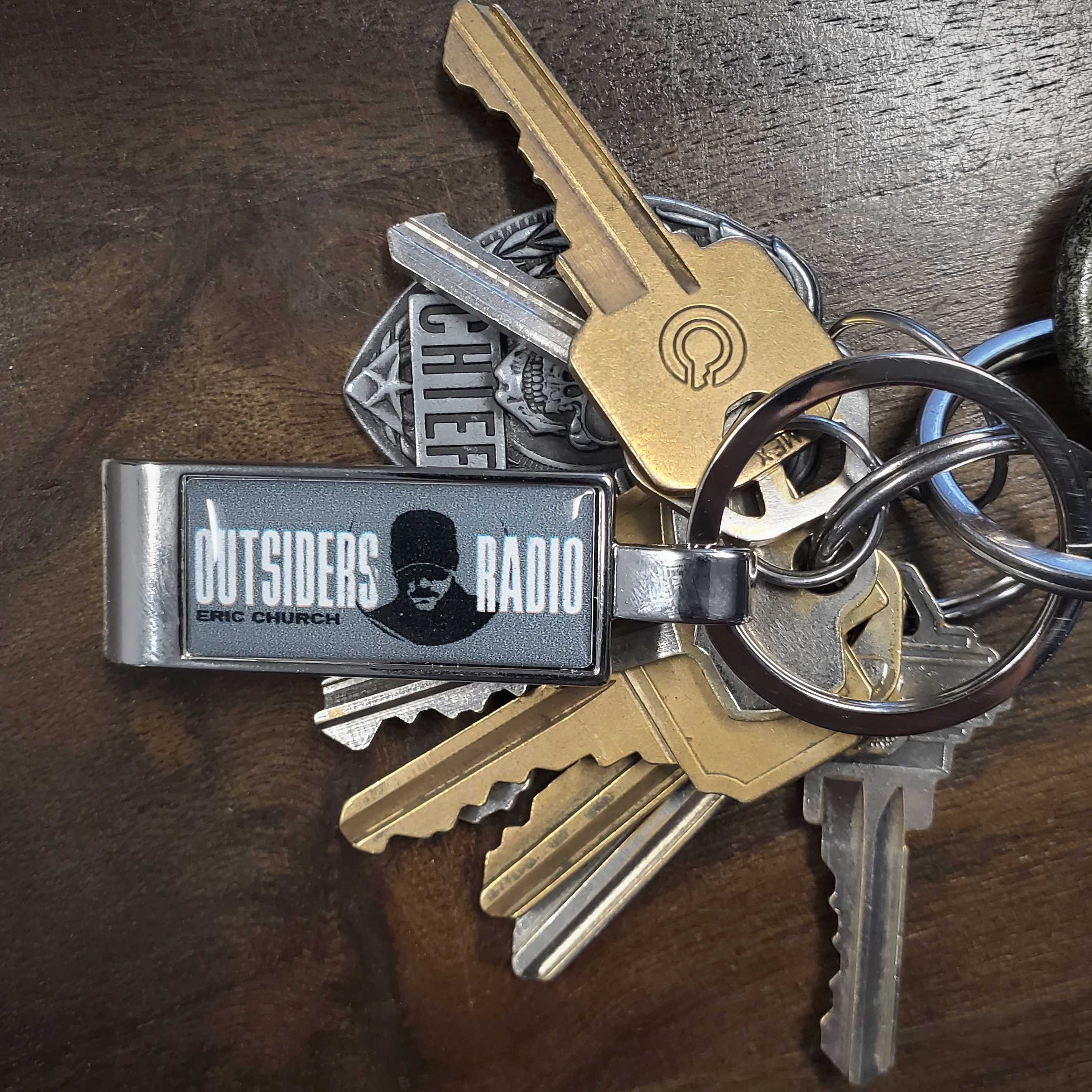 Outsiders Radio Bottle Opener Keychain