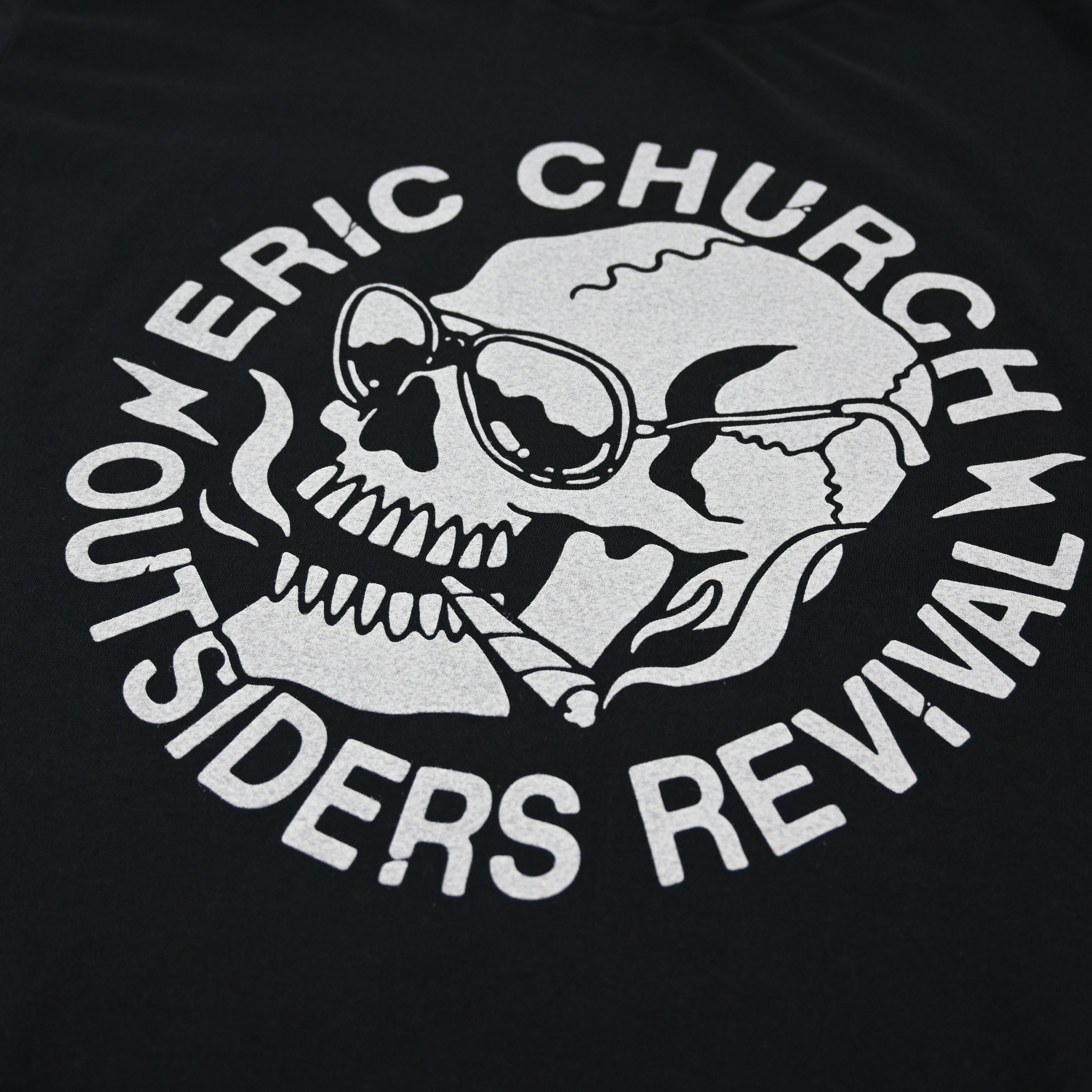 The Outsiders Revival Tour - Smoking Skull T-Shirt