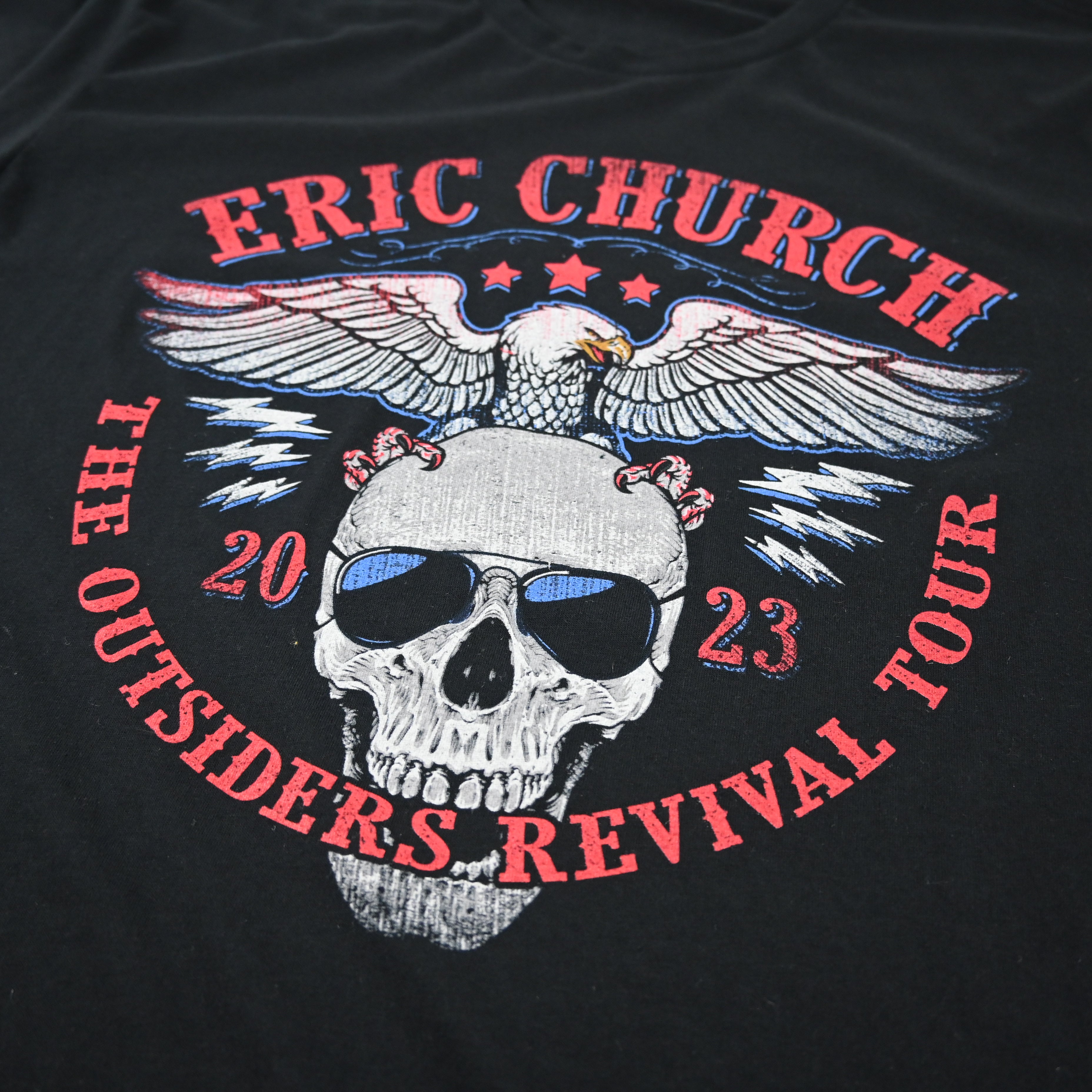 The Outsiders Revival Tour Revival Skull TShirt Chief Merchandise