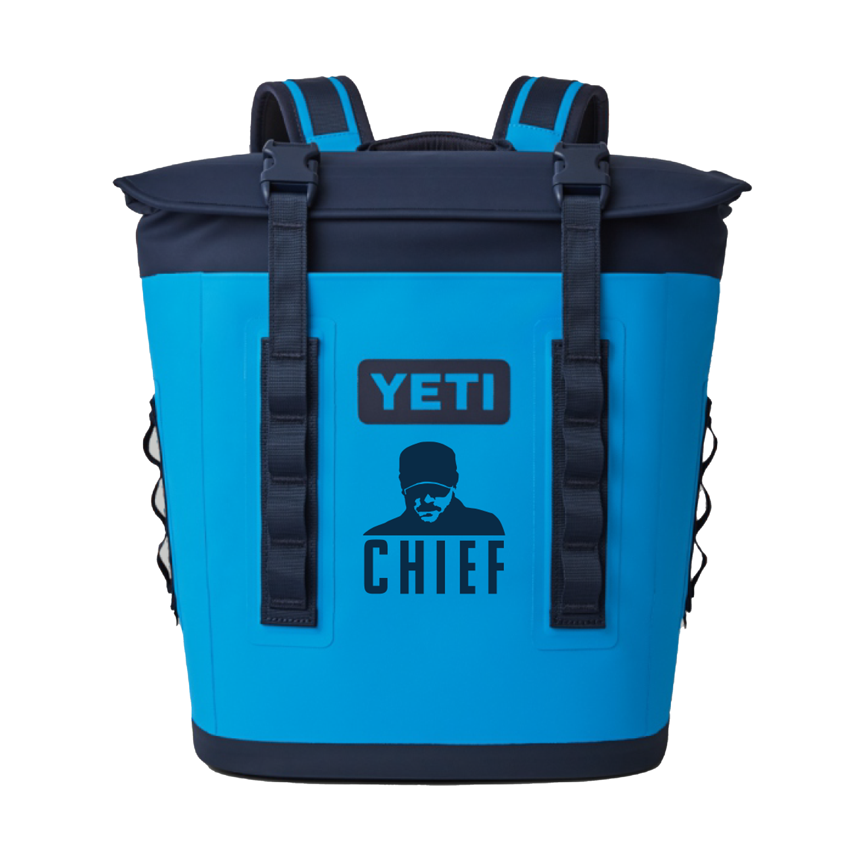 The Chief YETI Hopper 12 Backpack Cooler - Big Wave Blue