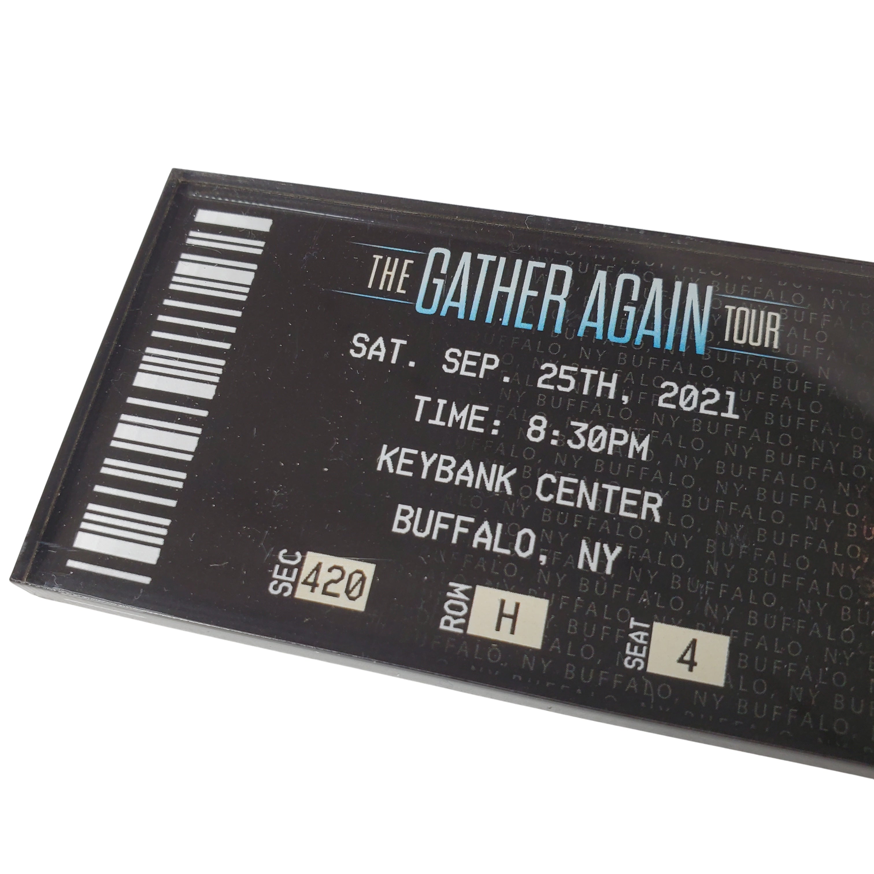 Gather Again Tour Ticket Magnet - Buffalo, NY