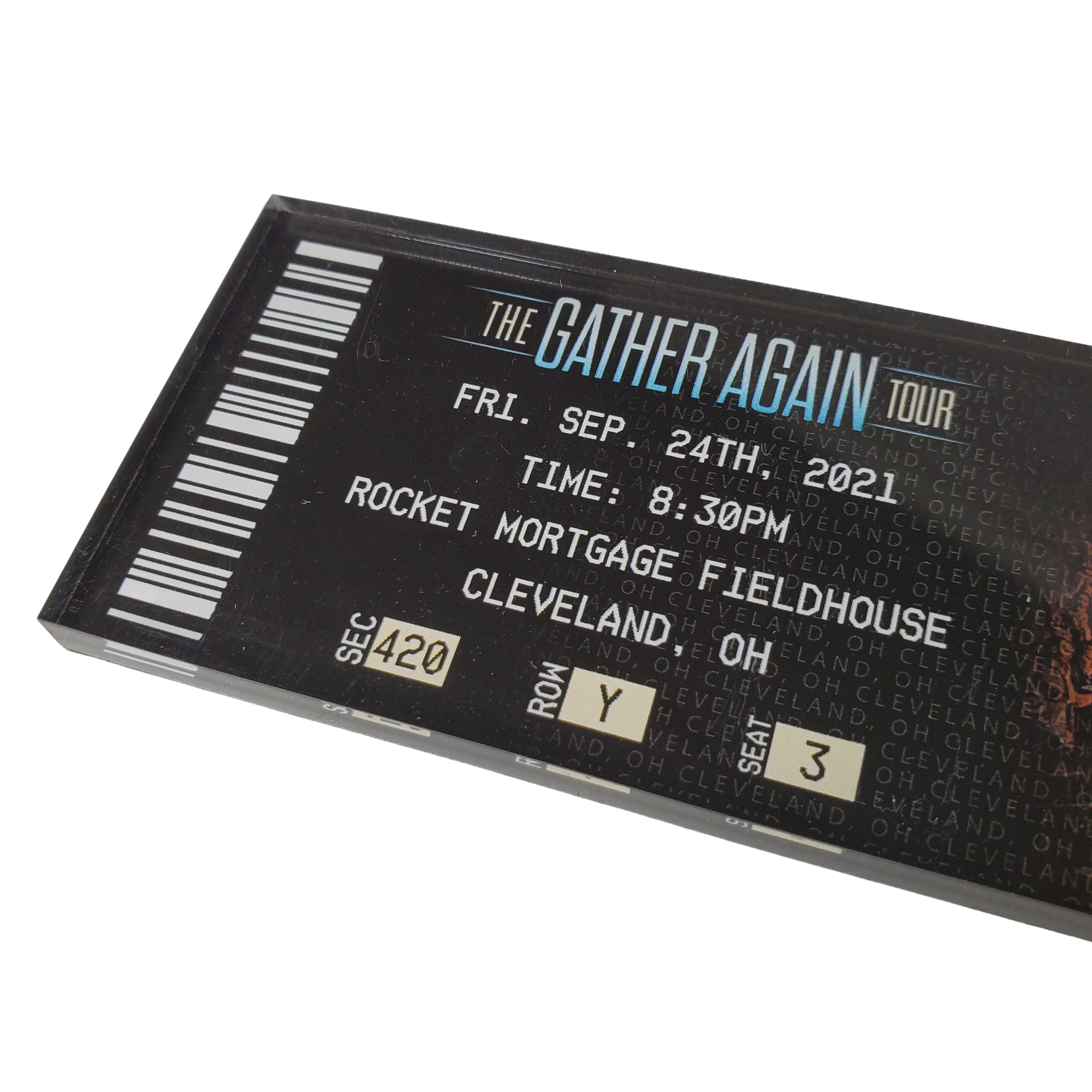 Gather Again Tour Ticket Magnet - Cleveland, OH