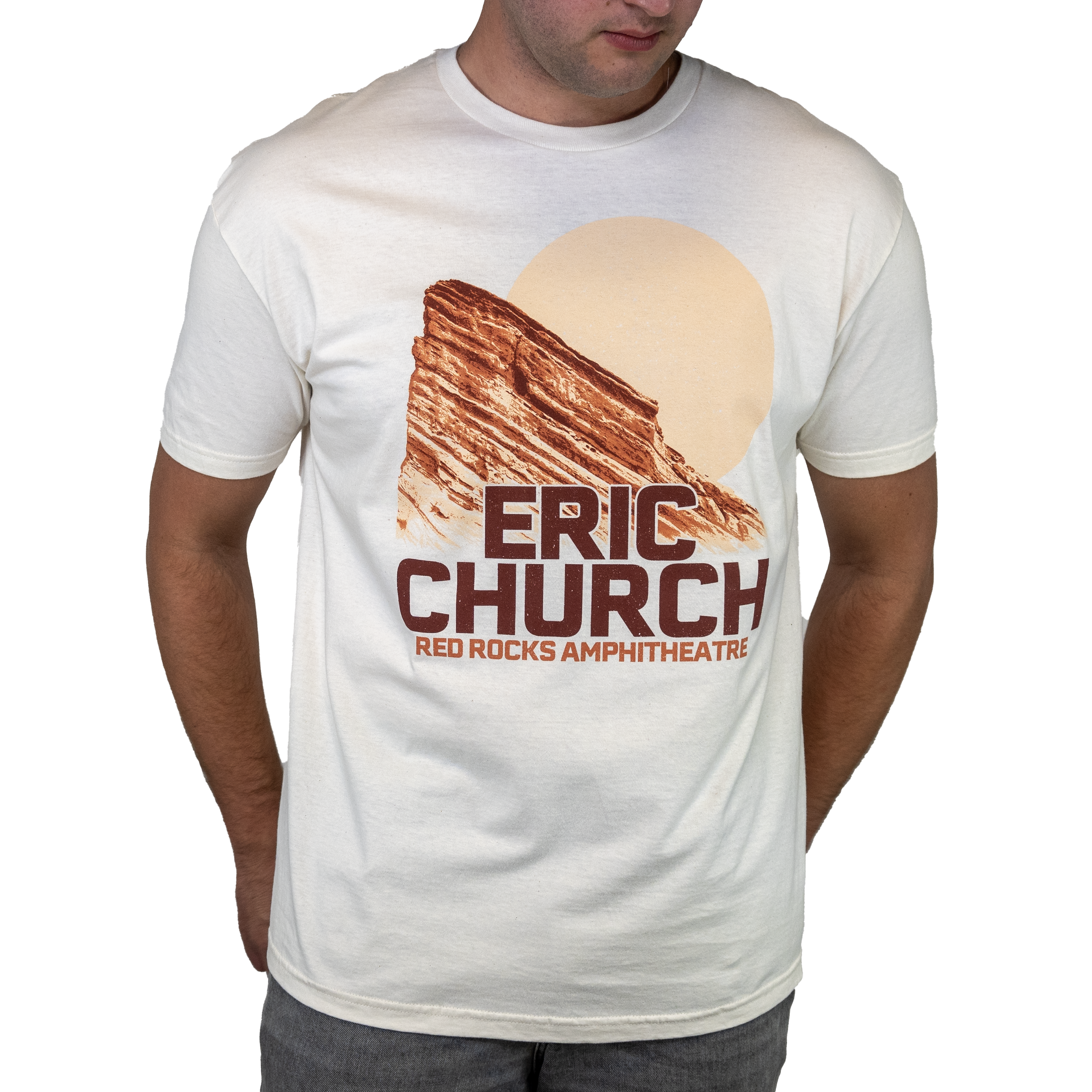 Red Rocks Event T-Shirt - Natural