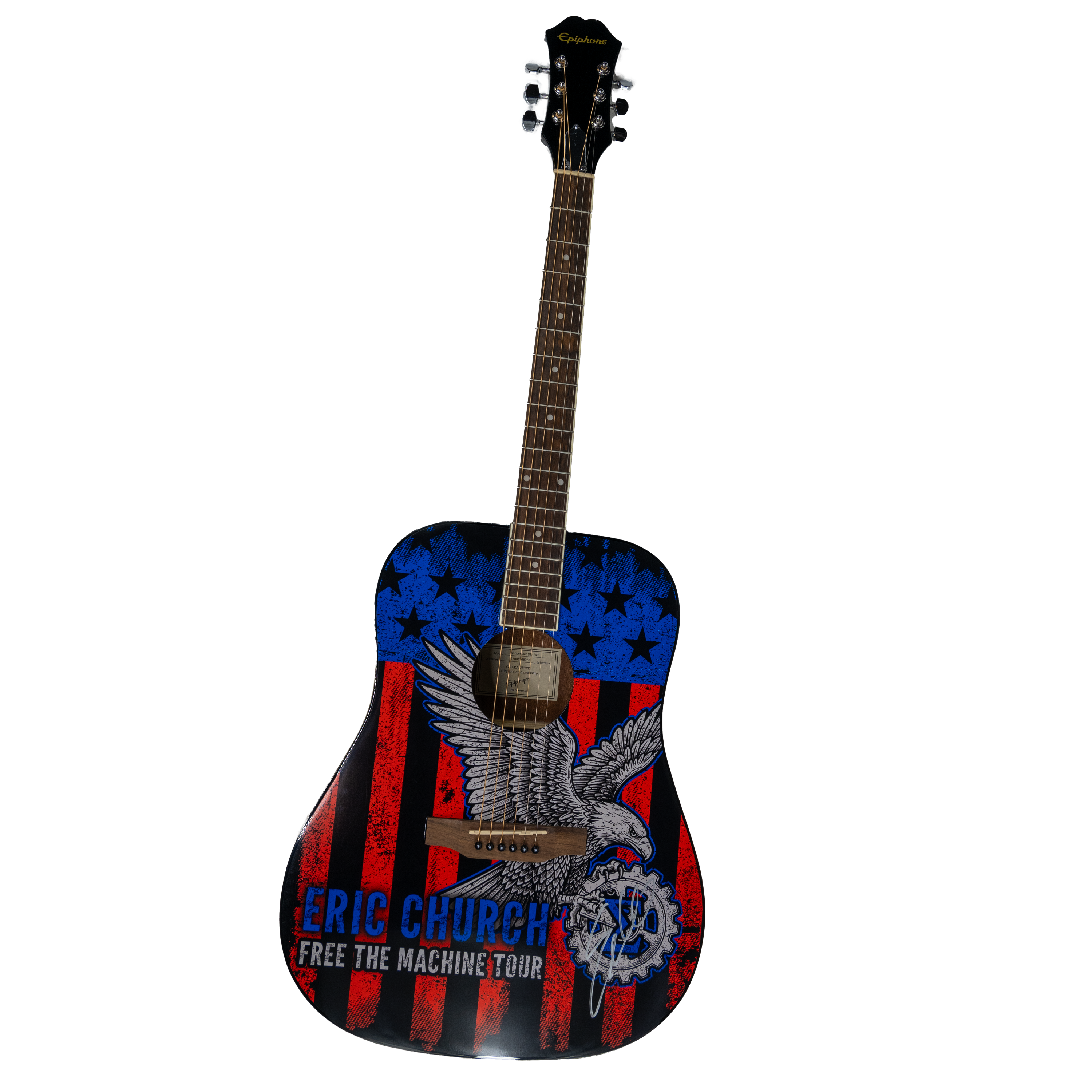 Free The Machine Tour Guitar - Autographed
