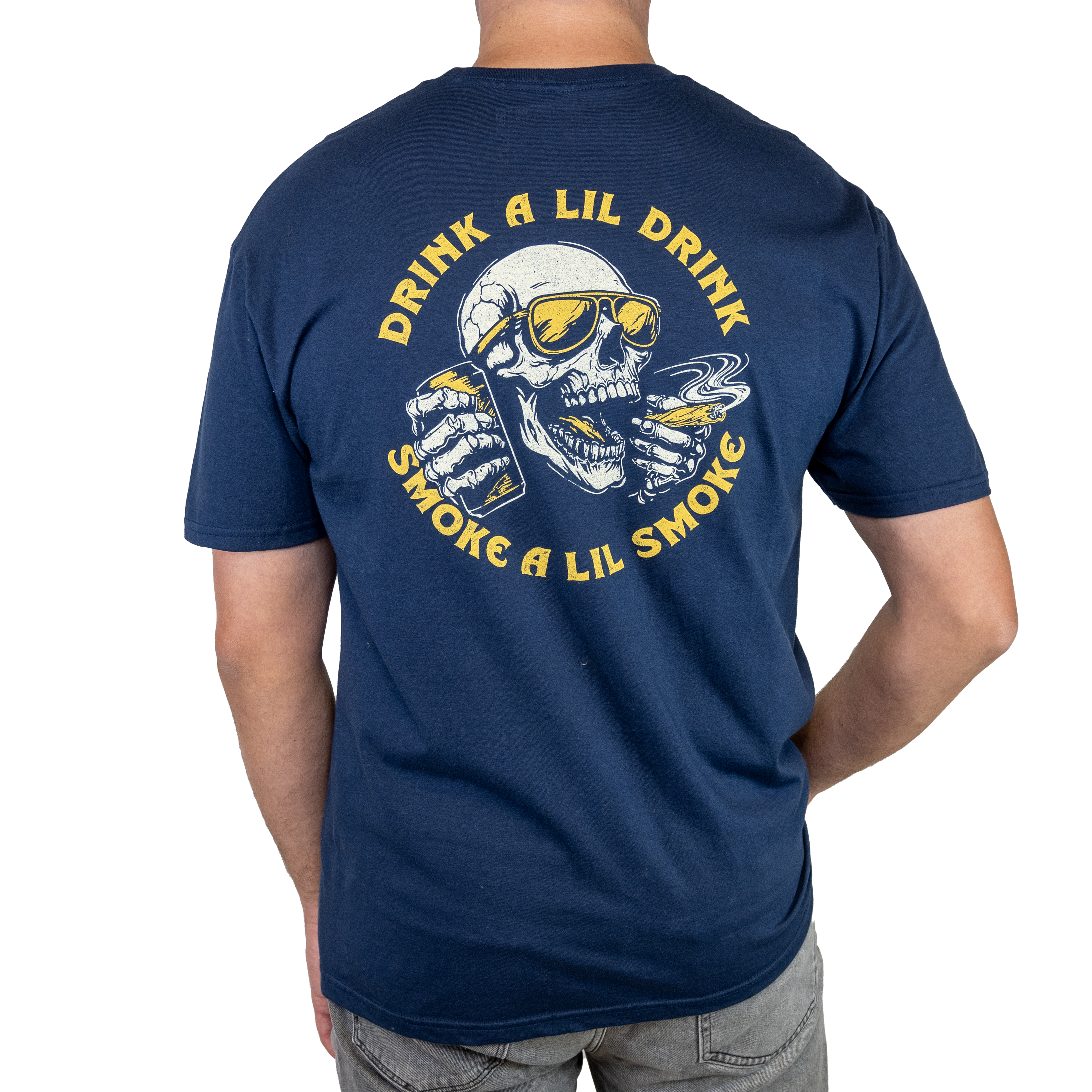 Smoke a Little Smoke - Navy T-Shirt