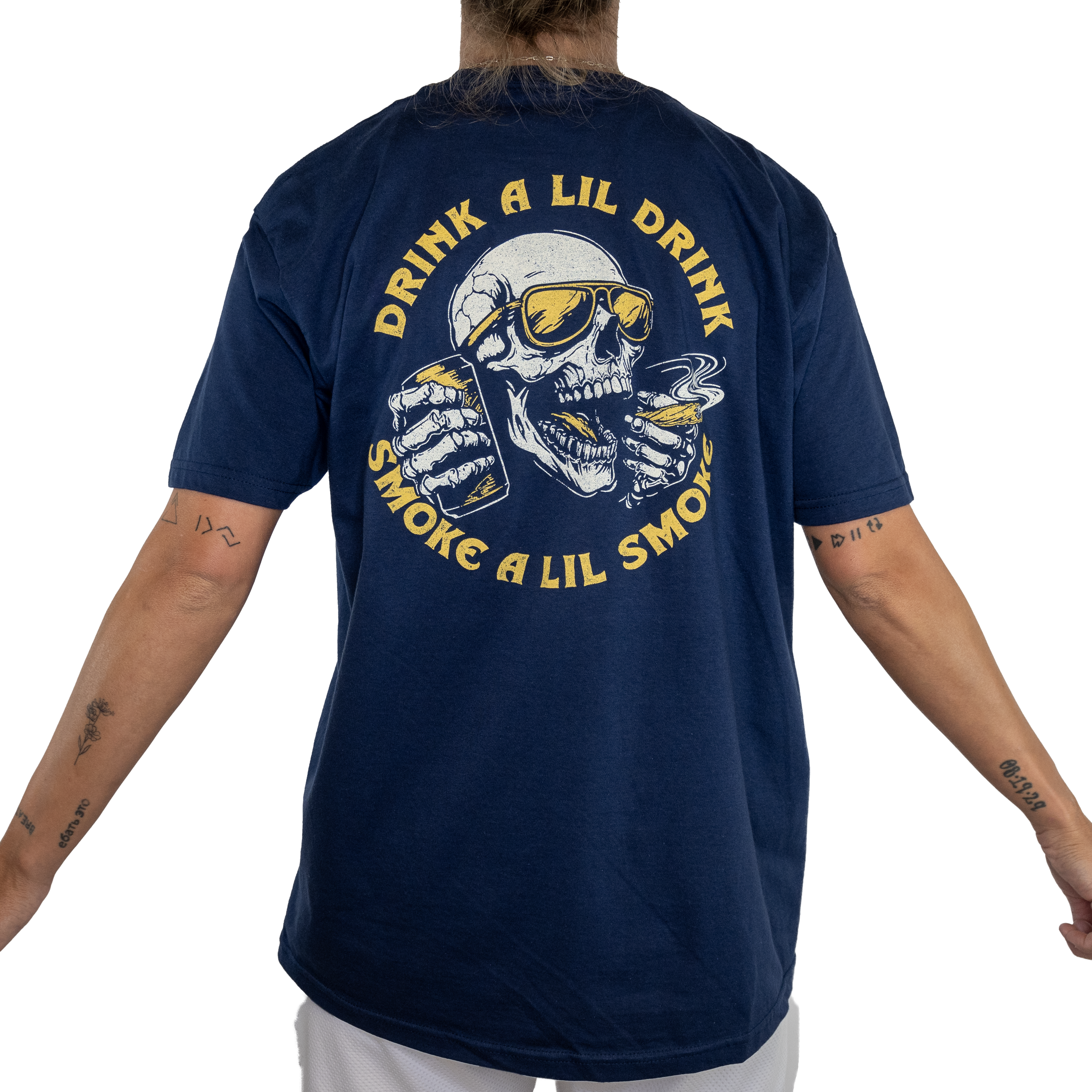 Smoke a Little Smoke - Navy T-Shirt