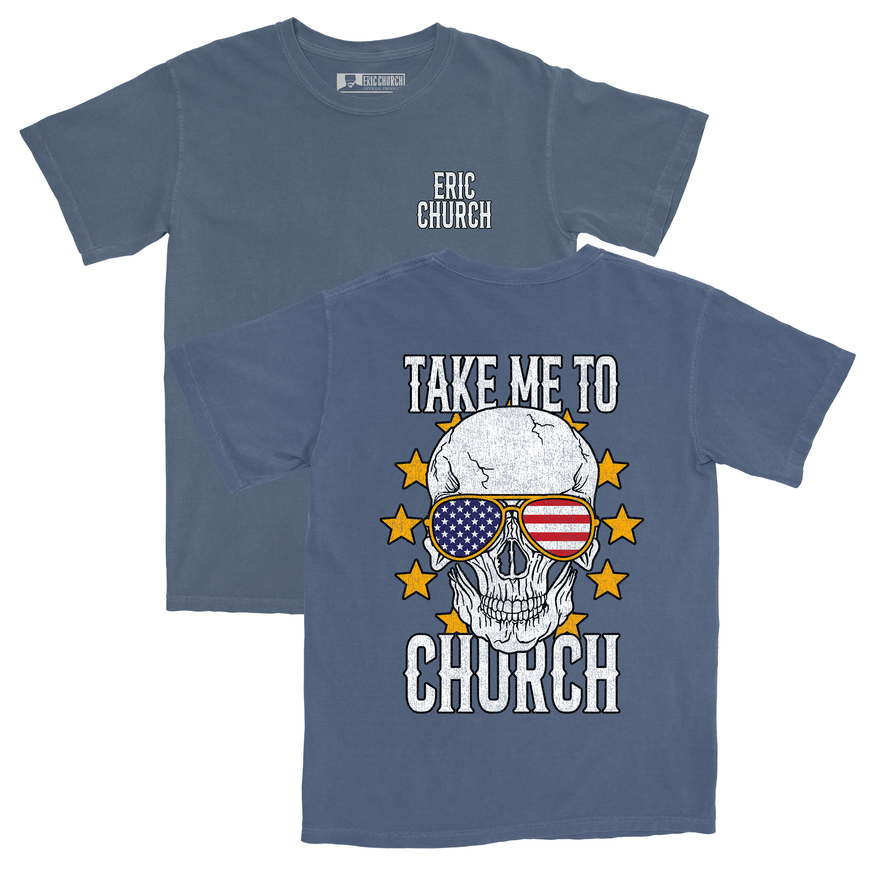 Take Me To Church T-Shirt - Blue