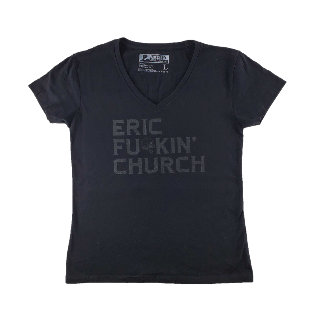 The Eric Fu*ckin Church Ladies T-Shirt - Backstage Black