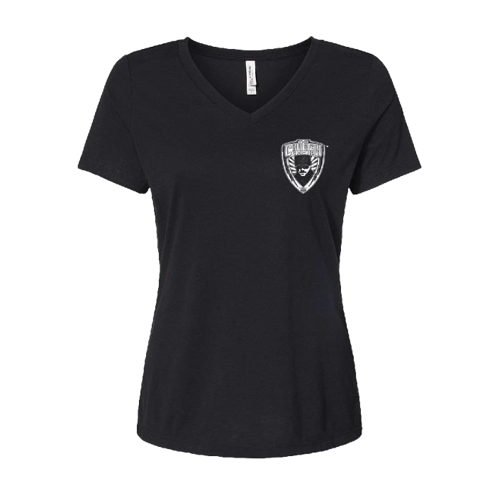 Church Choir Badge Ladies Black T-Shirt