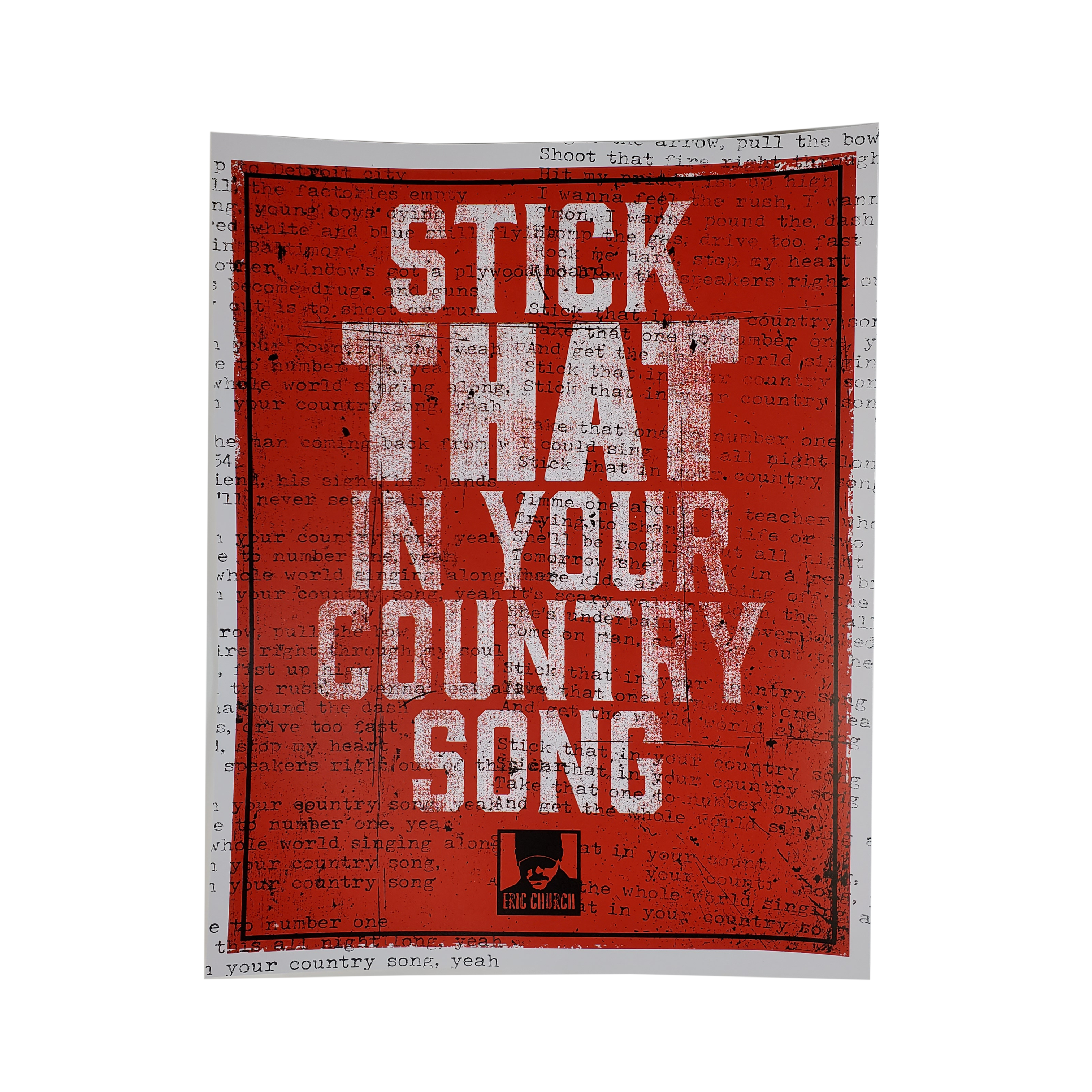 Stick That In Your Country Song Poster